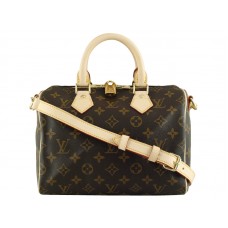 Geantă Louis Vuitton Monogram Speedy 25 cu curea de umăr