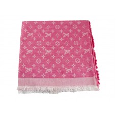 Șal Louis Vuitton Monogram Ikat roz