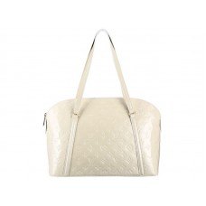 Geantă de umăr cu fermoar Louis Vuitton Monogram Vernis Avalon bej