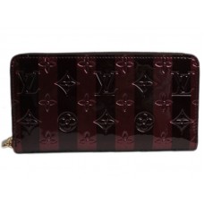 Portofel Louis Vuitton Monogram Vernis Stripes Zippy Amarante Ray