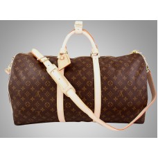 Geantă Louis Vuitton Monogram Keepall 60 cu curea de umăr