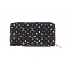 Portofel Louis Vuitton Monogram Multicolore Black Zippy Grenade