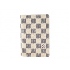 Husă pentru pașaport Louis Vuitton Damier Azur