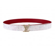 Curea roz cu motive florale Louis Vuitton