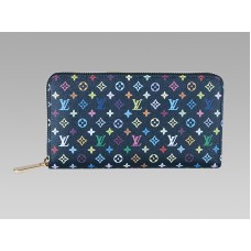 Portofel Louis Vuitton Monogram Multicolor Zippy Negru