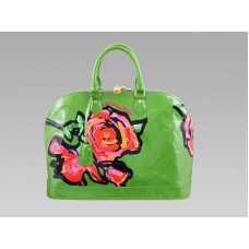 Geantă Louis Vuitton Stephen Sprouse Alma Rose Mm Green Tonic