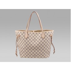 Geantă Louis Vuitton Damier Azure Neverfull Mm