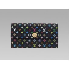 Portofel Louis Vuitton Monogram Multicolore Sarah Negru Grenade