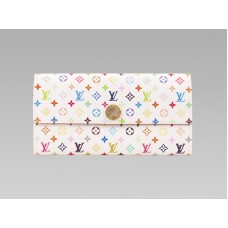 Portofel Louis Vuitton Monogram Multicolore Alb Sarah Citron
