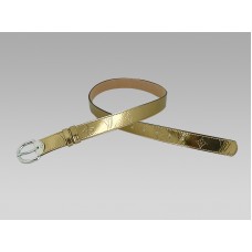 Curea Louis Vuitton Monogram Vernis aurie cu cataramă argintie
