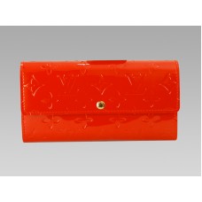 Portofel Louis Vuitton Monogram Vernis Sarah Orange Sunset