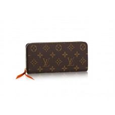 Portofel Louis Vuitton Monogram Clemence Roșu Chili