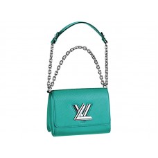 Geantă Louis Vuitton Epi Leather Twist Mm Turcoaz