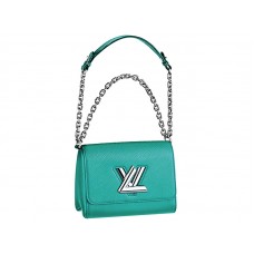 Geantă Louis Vuitton Epi Leather Twist Pm Turcoaz