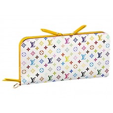 Portofel Louis Vuitton multicolor neobișnuit cu lămâie