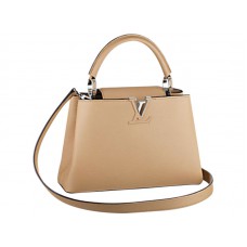 Geantă Louis Vuitton Capucines Bb bej