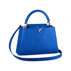 Geantă Louis Vuitton Capucines Bb Albastru Electric