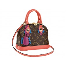 Geantă Louis Vuitton Monogram Canvas Alma Bb Flamingo