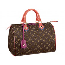 Geantă Louis Vuitton Monogram Canvas Speedy 30 Flamingo