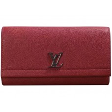 Portofel Louis Vuitton Lockme II Rouge