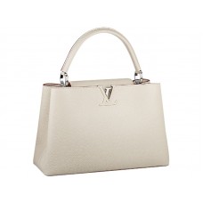Geantă Louis Vuitton Capucines Mm Off-White