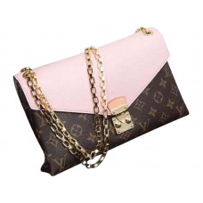 Geantă Louis Vuitton Monogram Canvas Pallas Chain Pink