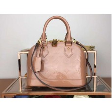 Geantă Louis Vuitton Monogram Vernis Alma Bb Velvet Pink m91607
