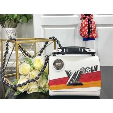 Geantă Louis Vuitton Epi Leather Twist Pm Multi White m50332