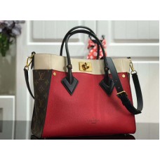 Geantă Louis Vuitton Monogram Canvas On My Side din piele de vițel Roșu pirat m53824