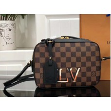 Louis Vuitton Damier Ebene Canvas Saintonge Negru n40154