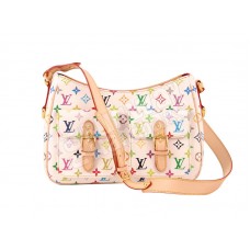 Geantă Louis Vuitton multicoloră albă Lodge Gm