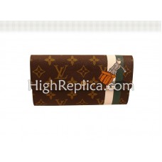 Portofel Louis Vuitton Monogram Groom cu buzunar cu fermoar, verde