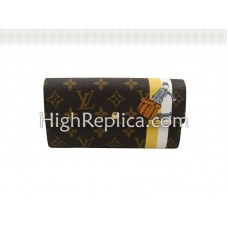 Portofel Louis Vuitton Monogram Groom cu buzunar cu fermoar, galben