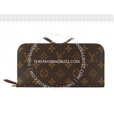 Portofel Louis Vuitton Monogram Unusual cu model leopard, roșu Fauvist